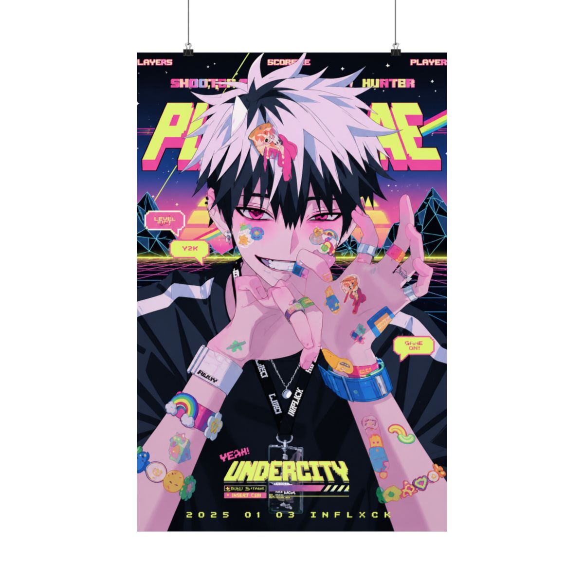 Link Click Anime LuGuang Cheng Xiaoshi 9 Posters Poster Bedroom Decor Office Room Decor Gift, Wall Art Decor Printing Paintings Living Room Bar Modern Decorative Poster 12x18inchs(30x45cm) - alternate angle 1, merchandise