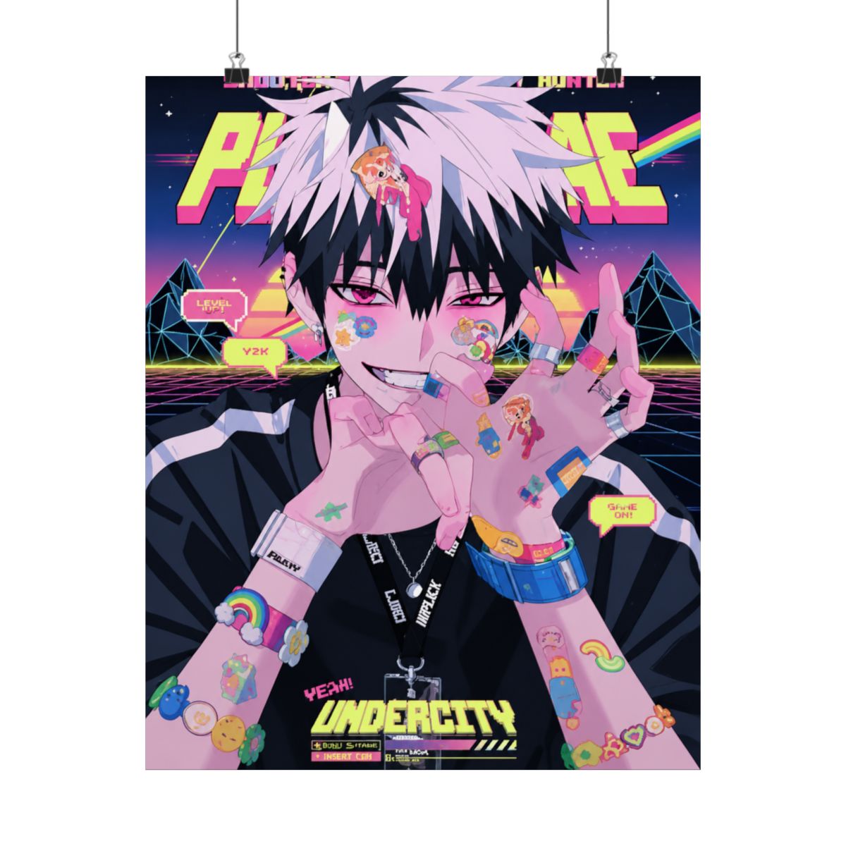 Link Click Anime LuGuang Cheng Xiaoshi 9 Posters Poster Bedroom Decor Office Room Decor Gift, Wall Art Decor Printing Paintings Living Room Bar Modern Decorative Poster 12x18inchs(30x45cm) - alternate angle 4, merchandise