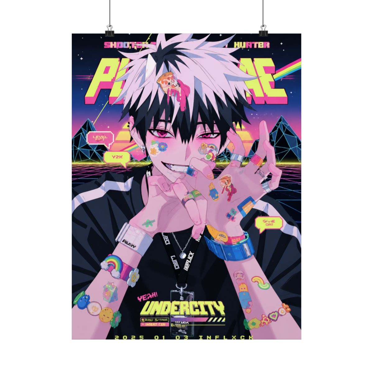 Link Click Anime LuGuang Cheng Xiaoshi 9 Posters Poster Bedroom Decor Office Room Decor Gift, Wall Art Decor Printing Paintings Living Room Bar Modern Decorative Poster 12x18inchs(30x45cm) - alternate angle 3, merchandise