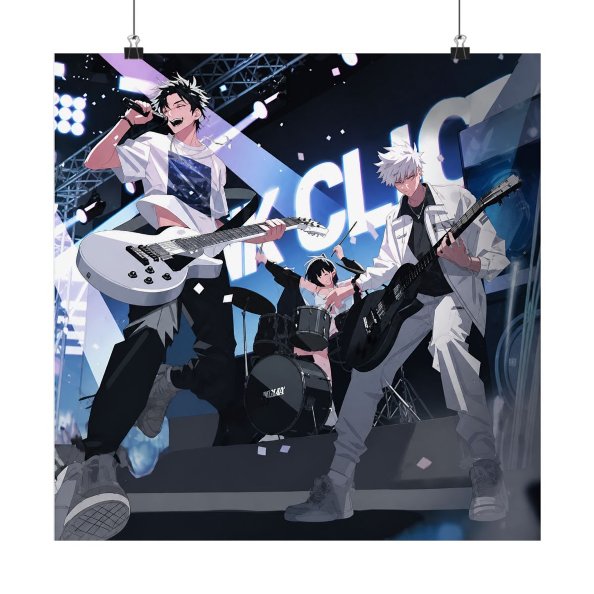 Link Click Anime LuGuang Cheng Xiaoshi 4 Posters Poster Bedroom Decor Office Room Decor Gift, Wall Art Decor Printing Paintings Living Room Bar Modern Decorative Poster 16x16inch(40x40cm) - alternate angle 5, merchandise